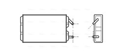 AVA QUALITY COOLING VO6041 — Радиатор печки