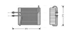 AVA QUALITY COOLING VOV026 — Evaporator aer condiționat