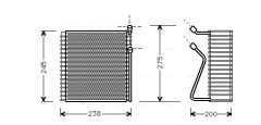 AVA QUALITY COOLING VOV091 — Evaporator aer condiționat