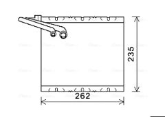 AVA QUALITY COOLING VOV157 — Evaporator aer condiționat