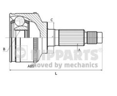 NIPPARTS J2822020 — Kit cap planetară