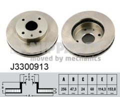 NIPPARTS J3300913 — Disc de frână