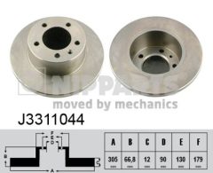 NIPPARTS J3311044 — Тормозной диск