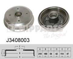 NIPPARTS J3408003 — Tambur de frână