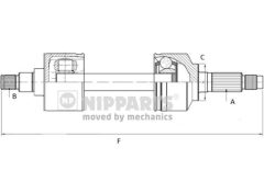 NIPPARTS N2800901 — Planetară