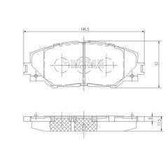 NIPPARTS N3602138 — Колодки тормозные дисковые