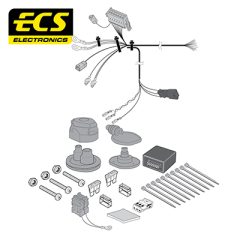 ECS AU030D1U — Set electric cârlig de remorcare