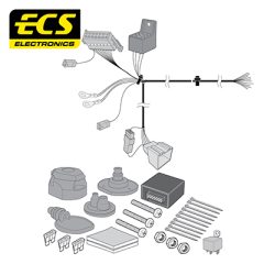 ECS AU040D1U — Электрокомплект фаркопа