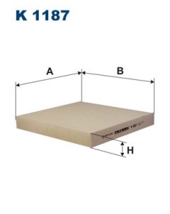 FILTRON K 1187 — Filtru habitaclu