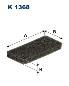 FILTRON K 1368 — Filtru habitaclu