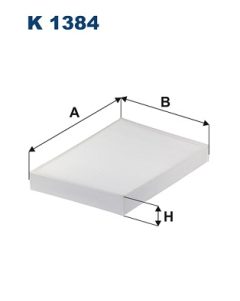 FILTRON K 1384 — Filtru habitaclu