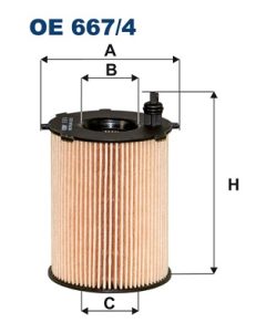FILTRON OE 667/4 — Масляный фильтр