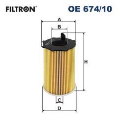 FILTRON OE 674/10 — Filtru de ulei