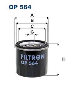 FILTRON OP 564 — Filtru de ulei
