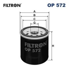 FILTRON OP 572 — Масляный фильтр