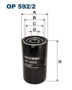 FILTRON OP 592/2 — Filtru de ulei