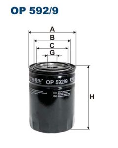 FILTRON OP 592/9 — Filtru de ulei