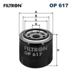 FILTRON OP 617 — Масляный фильтр