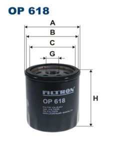 FILTRON OP 618 — Filtru de ulei