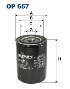 FILTRON OP 657 — Filtru de ulei
