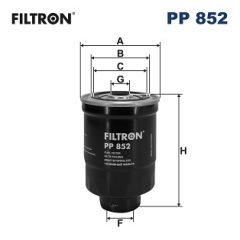 FILTRON PP 852 — Filtru combustibil