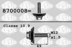 SASIC 8700008 — Șurub fulie