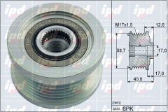 IPD 15-4160 — Fulie cu roată liberă alternator