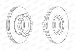 BERAL BCR215A — Тормозной диск