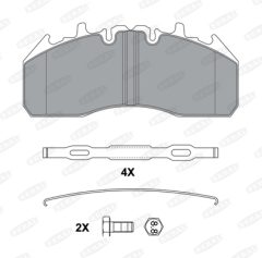 BERAL BCV29174BK — Колодки тормозные дисковые