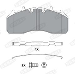 BERAL BCV29174TK — Колодки тормозные дисковые