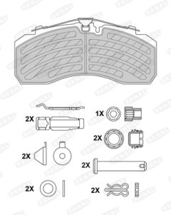 BERAL BCV29253BK — Колодки тормозные дисковые