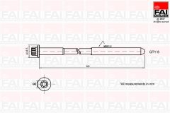 FAI AutoParts B2120 — Set șuruburi chiulasă