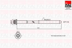 FAI AutoParts B896 — Set șuruburi chiulasă
