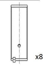 FAI AutoParts BB2079-STD — Шатунный вкладыш