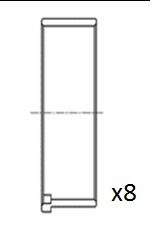 FAI AutoParts BB2085-025 — Шатунный вкладыш