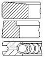 FAI AutoParts PR75-000 — Set segmenți piston
