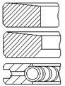 FAI AutoParts PR9-000 — Комплект поршневых колец