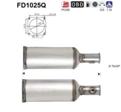 AS FD1025Q — Сажевый фильтр