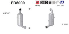 AS FD5009 — Filtru de particule