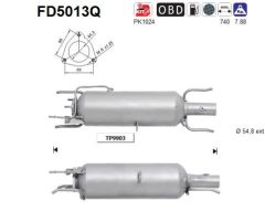 AS FD5013Q — Filtru de particule