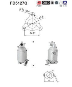 AS FD5127Q — Сажевый фильтр