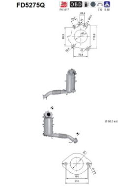 AS FD5275Q — Filtru de particule