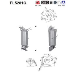 AS FL5281Q — Сажевый фильтр