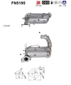 AS FN5195 — Filtru de particule