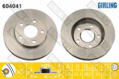 GIRLING 6040411 — Disc de frână