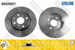 GIRLING 6044691 — Тормозной диск