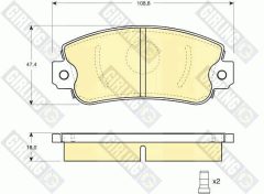 GIRLING 6410123 — Комплект тормозных дисков и колодок