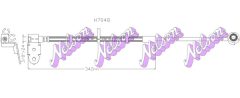 KAWE H7048 — Тормозной шланг