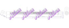 KAWE H7191 — Тормозной шланг