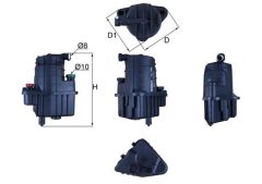 MAHLE KL469 — Топливный фильтр